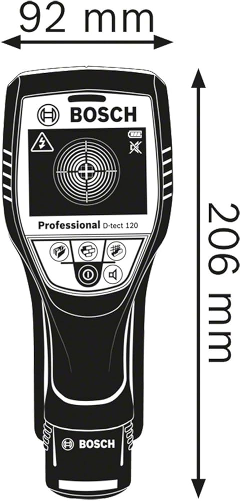 BOSCH Professional Bosch D-Tect Professional 120 Wall Canner Detector