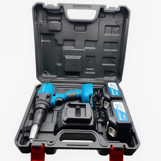 Battery Riveter 48V – Cordless Electric Rivet Gun, High-Power, for Metal, Automotive & Construction, Includes Battery & Charger